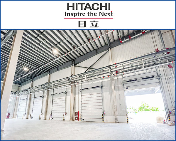 日立空調(diào)廠房滑升門